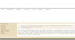 Desktop Screenshot of levittlawca.com